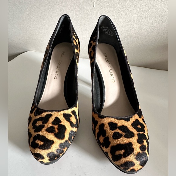 Leopard print stilettos by Franco Sarto. - Picture 4 of 6